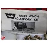 WARN Winch Accessory Kit - 16,000 LBS Max Load, Snatch Block, Strap, Chain, Gloves