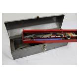 Craftsman Sears Tool Chest with Red Drawer Tray - Metal Garage Toolbox ~21"L