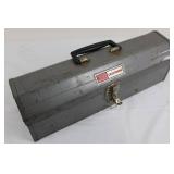 Craftsman Sears Tool Chest with Red Drawer Tray - Metal Garage Toolbox ~21"L