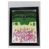 Alabama Shakes Cabooze Minneapolis Poster & Red Steam Engine Poster (Framed) 27" x 23"