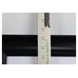 Tonka Framed Wall Art - Black & White Photo of Child in Gas Mask in Tonka Truck 28.5" x 22.5"