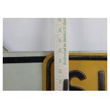 Vintage Road Signs - STOP Sign, Elephant Crossing, No Parking This Side (Lot of 5) Various Sizes