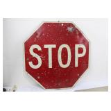 Vintage Road Signs - STOP Sign, Elephant Crossing, No Parking This Side (Lot of 5) Various Sizes