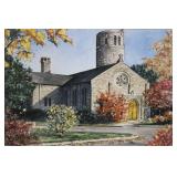 Susan T. Amidon Fort Snelling Chapel Art Print 17" x 20.5"