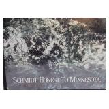 Schmidt Honest To Minnesota Advertising Poster - Vintage Beer Art 36 x 24.5 in