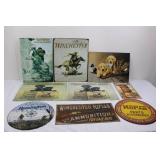 Winchester & Remington-UMC Advertising Signs Set (Lot of 7)