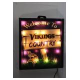 NFL Sports Collectors Series Lighted Window Sign - Vikings Country (11" x 9.75")