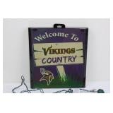 NFL Sports Collectors Series Lighted Window Sign - Vikings Country (11" x 9.75")