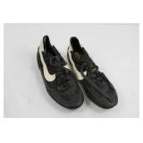 Nike Soccer Cleats - Size US 8.5 - Black/White with Cream Heel Tab