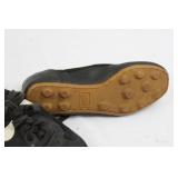 Nike Soccer Cleats - Size US 8.5 - Black/White with Cream Heel Tab