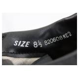 Nike Soccer Cleats - Size US 8.5 - Black/White with Cream Heel Tab