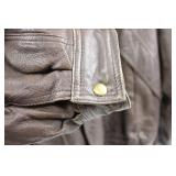 Wilsons Leather - Brown Leather Bomber Jacket XL