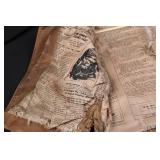 Dual Control Leather Jacket - Distressed Brown with Newspaper Lining