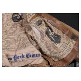 Dual Control Leather Jacket - Distressed Brown with Newspaper Lining