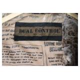 Dual Control Leather Jacket - Distressed Brown with Newspaper Lining