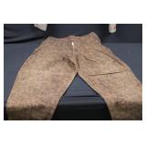 Z. Cavaricci Brown Distressed Cotton Jacket & Pants Set - 32 in Waist