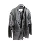 Leather Fringe Jacket - Size 42 - Made in Korea