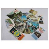 Vintage Postcards Collection - 41 Cards & 6 Souvenir Panels
