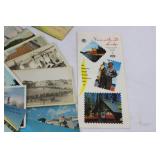 Vintage Postcards Collection - 41 Cards & 6 Souvenir Panels