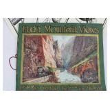 Rocky Mountain Views Travel Booklet - Rio Grande Scenic Line & Vintage Postcards