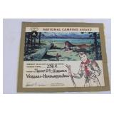 Boy Scouts of America Memorabilia Collection: National Camping Award Certificate, Cookery Manuals & Ephemera