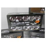 Strobe Lights With Sound - 10 LED Battery Lights, 6.75 Ft Indoor Use