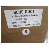 Blue Duct 8" 10" 12" Duct Couplings
