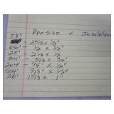 Pallet of Misc Pipe Insulation (see pics)