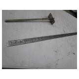 36" Spring Steel Rule & Easy Edger