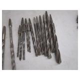 Vintage Pipe/Post Drill Press Unit & Bits