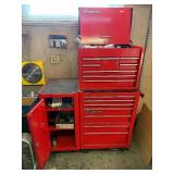Snap-on Tool Chest Stack 56 x 46 x 21 in Red Metal Cabinet - tool chest only