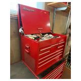 Snap-on Tool Chest Stack 56 x 46 x 21 in Red Metal Cabinet - tool chest only