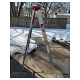 Werner 6 ft Aluminum Step Ladder - Type III, 200 lb Load Capacity