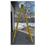 Werner 8 ft Non-Conductive Fiberglass Step Ladder - 250 lb Load Capacity