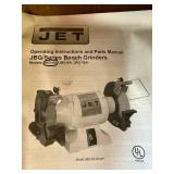 Wissota Bench Grinder with Dual Grinding Wheels and Viewing Frames