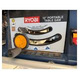 Ryobi 10 in Portable Table Saw - Folding Stand with Wheels