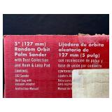 Porter-Cable 382 5 in Random Orbit Palm Sander - Dust Collection & Hook & Loop Pad