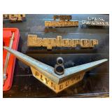 Volvo Penta Sign Plaque & Explorer Emblems & Red Case Puller Tool Set