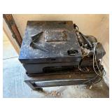 Portable Gas Engine Power Unit on Wheeled Cart with Control Panel