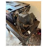 Portable Gas Engine Power Unit on Wheeled Cart with Control Panel