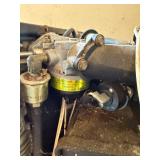 Portable Gas Engine Power Unit on Wheeled Cart with Control Panel