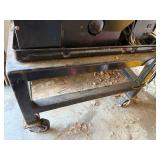 Portable Gas Engine Power Unit on Wheeled Cart with Control Panel