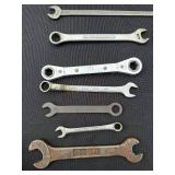 Assorted Wrenches Lot - Mixed Brands (MAC, Craftsman), SAE & Metric Sizes