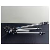 Manfrotto Tripod with Pan/Tilt Head - Aluminum, 1/4"-20 Mount, Made in Italy