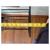 Black 4-Tier Wire Shelf Rack Organizer