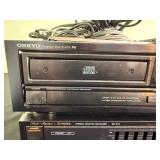 Onkyo DX-1800 CD Player & Fisher EQ-273 Graphic Equalizer with Cables