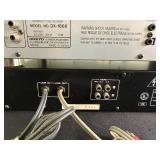 Onkyo DX-1800 CD Player & Fisher EQ-273 Graphic Equalizer with Cables