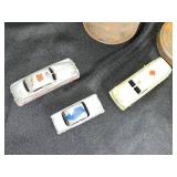 OD Green Military Storage Boxes with Lids (2) - Kodak Film Can & 4 Vintage Die-Cast Cars