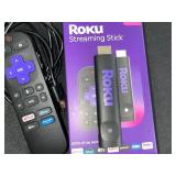 DS-330 Olympus Voice Recorder; Roku Streaming Stick & Remote; Samsung Wireless Charging Stand