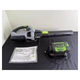 EGO POWER+ 56V Leaf Blower BA1400 2.5Ah & LB5300 5.0Ah Battery, Charger & Manual